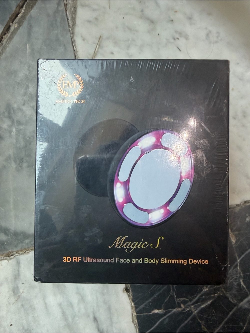Magic S 3D RF Ultrasound Face & Body Slimming Device - Purple/White
